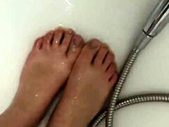 I Take Off My Nylon And Take A Shower!
