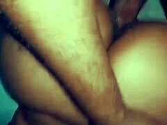 Big black cock cums on girlfriend’s face in deep backshot xxx