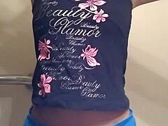 want to see this cute skinny brunette indian girl's self video?