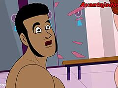 Gay Porn Drawing Of Well-Endowed Straight Guy