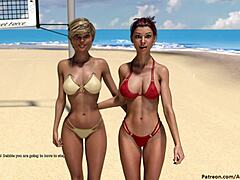 3D animated porn with hot European babes getting their ass fucked