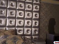 Kristen licks and fingers her girlfriend Janice's hairy pussy