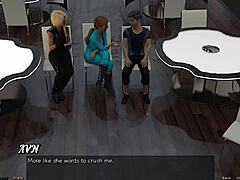 Rockstar performance in a space-themed anime adult film