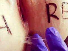 Whore's Wet Dripping Pussy Fingering to Juicy Orgasm