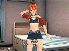 Special sex with an animated schoolgirl in a hentai3d video