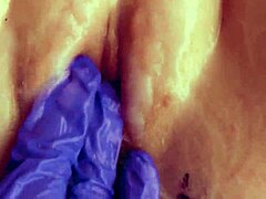 Homemade video of a horny woman moaning while being fingered to orgasm