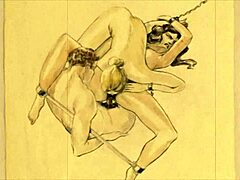 Erotic illustrations from the good old days of anime and manga