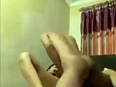 nepali wife cheats with boyfriend in the bedroom, so horny