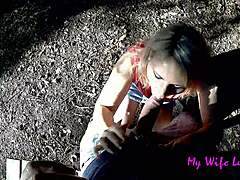 Спряхме на пикник с Луна, която жадува голямата ми кура за забавление