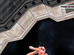 Animated 3D Cartoon Indian Girl Poses