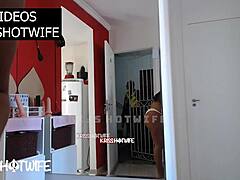 Receiving Delivery Guy Comfortably Compiled More Videos On Red And Sheer