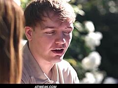 Secret Study Date Turns Into Asian Teen's Shaved Pussy Play