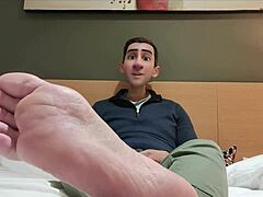 stuck in hotel with hot stepdad, craving his cock so bad