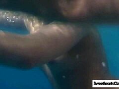 Lesbian Swimming Team in Classic Remastered Action