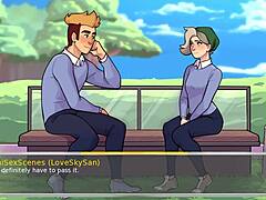 Masturbating in shower in 3D cartoon Academy 34 overwatch