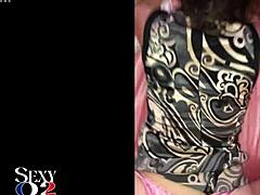 French amateur in pink satin panties gets spanked and clothed blowjob before ass to mouth pov sex with heels.