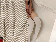 caught innocent roommate masturbating in bathroom dorm