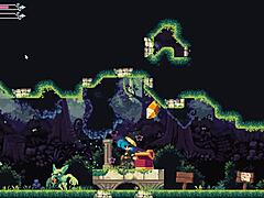 Flip Witch Pixel Hentai Game Ep 6! Femdom Creampie Dominates in the Forest Adventure!