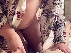 Petite journalist gets rough treatment in reverse cowgirl position