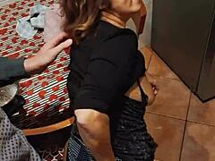 teresa, the milf slut, sucks her lover's big cock