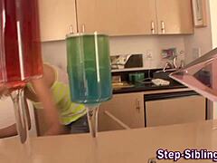 Amateur Stepsis Gets Toyed in Group Fingering Session with Friends