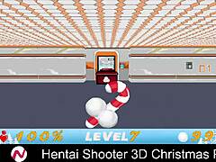 Hentai shooter 3d christmas party with big tits