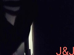 Housewife wanted sneaky gaping action in the dark