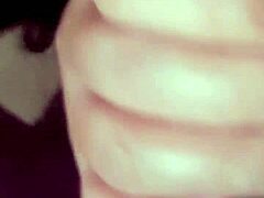 filipina maid swallows cum quickly before wife returns.