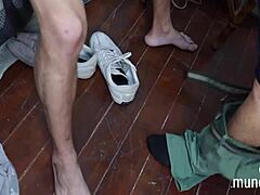 Gay Stud Sits on Thick Monster Cock of Ice Cream Vendor