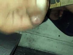 Solo Gay Guy Strokes Cock in Intense Handjob Session