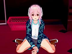 Hey Super Sonico, getting steamy while modeling for me?