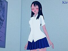 Hayase Nagatoro gets intense creampie in pov hentai