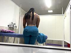 Stunning Big Ass Latina Nurse Recorded in Hospital