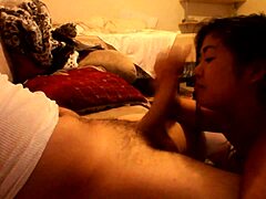 narrative of busty asian cutie sucking a big cock passionately