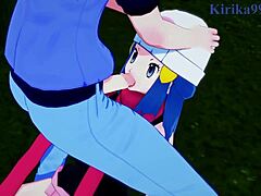 ドーンとグロリアがポケモン・ヘンタイで激しい瞬間を共有