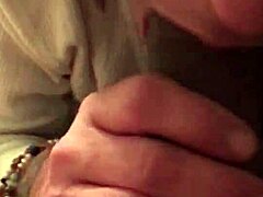 Mature Woman Engages In Intimate Act With Young Black Partner