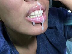 i crave mariangel belle's no-condom latina facial fun
