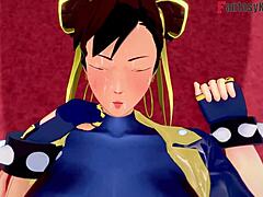 Chun-li gets a free blowjob and hardcore sex