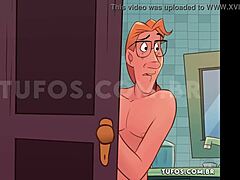 eating the big ass of the maid in hentai