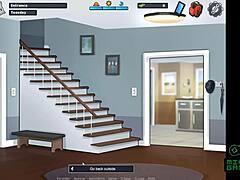 In Summertime Saga, mother-in-law comes to my room at night for blowjob and fucking