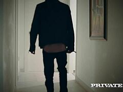 Daniella Margot's anal debut in stockings