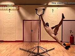 Gay couple in intimate moments