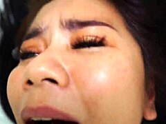 This Thai girlfriend gets messy creampie after sucking and doggystyle bareback with milf vibes.