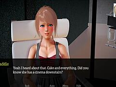 3D animated adult video with visual novel gameplay and ecchi elements
