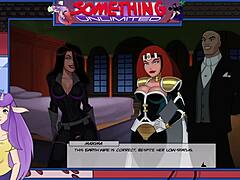 Teen dances with big ass in hentai game. 😊