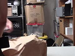 Thief Pounded in Office