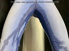 Golden shower with an 18-year-old's pee in POV