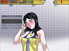 ¡Mira a esta profesora hentai descontrolada poniéndose guarra en la piscina en Rogue-Like Evolution Parte 6! 😜