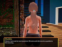 My new family 498 features blonde with small tits in game