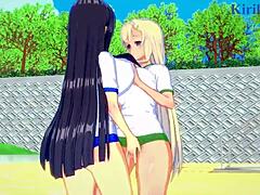 Yomi And Ikaruga Lesbian Play!
